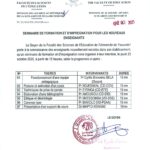 PROGRAMME DU SÉMINAIRE DE FORMATION DES ENSEIGNANTS SUR LA MISE EN LIGNE DES COURS