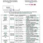 PLANNING DE SURVEILLANCES PAR SALLE ( SESSION DE RATTRAPAGE)