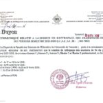 COMMUNIQUÉ DE MONSIEUR LE DOYEN A L’ATTENTION DE TOUTE LA COMMUNAUTÉ DE LA FSE RELATIF AU DÉROULEMENT DES RATTRAPAGES DE L1, L2, L3 ET M1