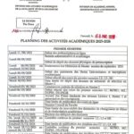 PLANNING DES ACTIVITÉS ACADÉMIQUES 2025-2026